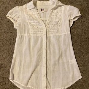 So white button down